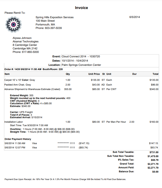 Invoices – Boomer Commerce